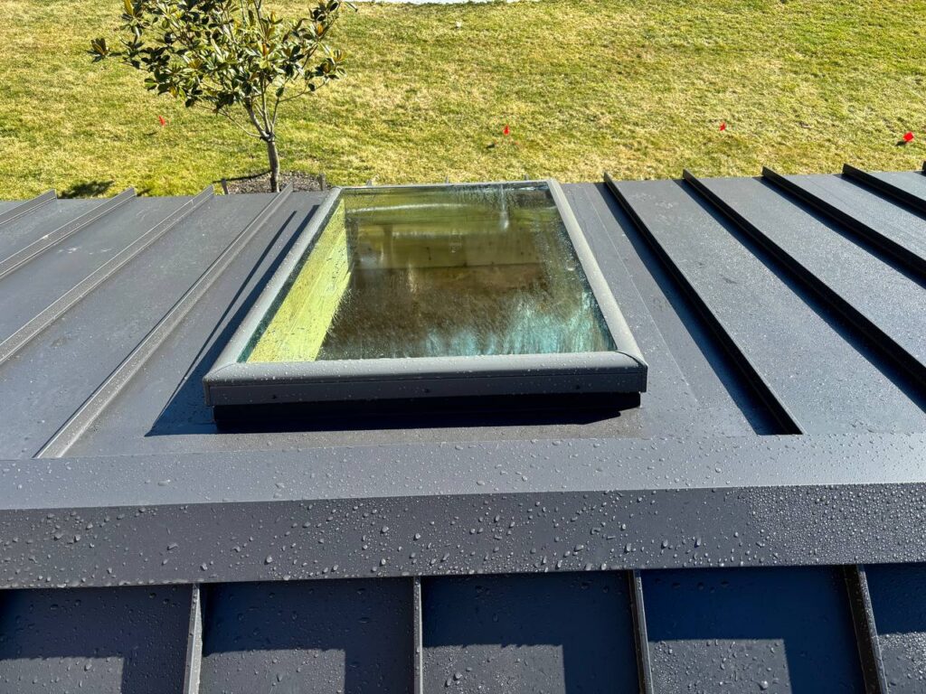 MatteBlackKynar500® steel panels without exposed screws