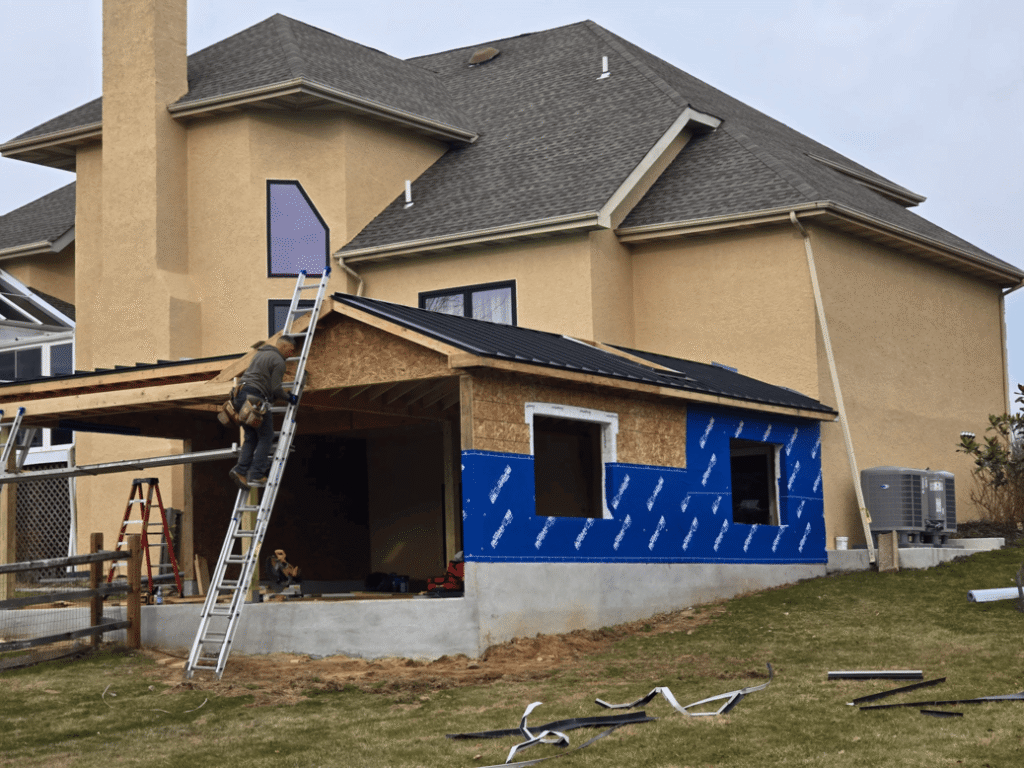 Condition of the roof before installation