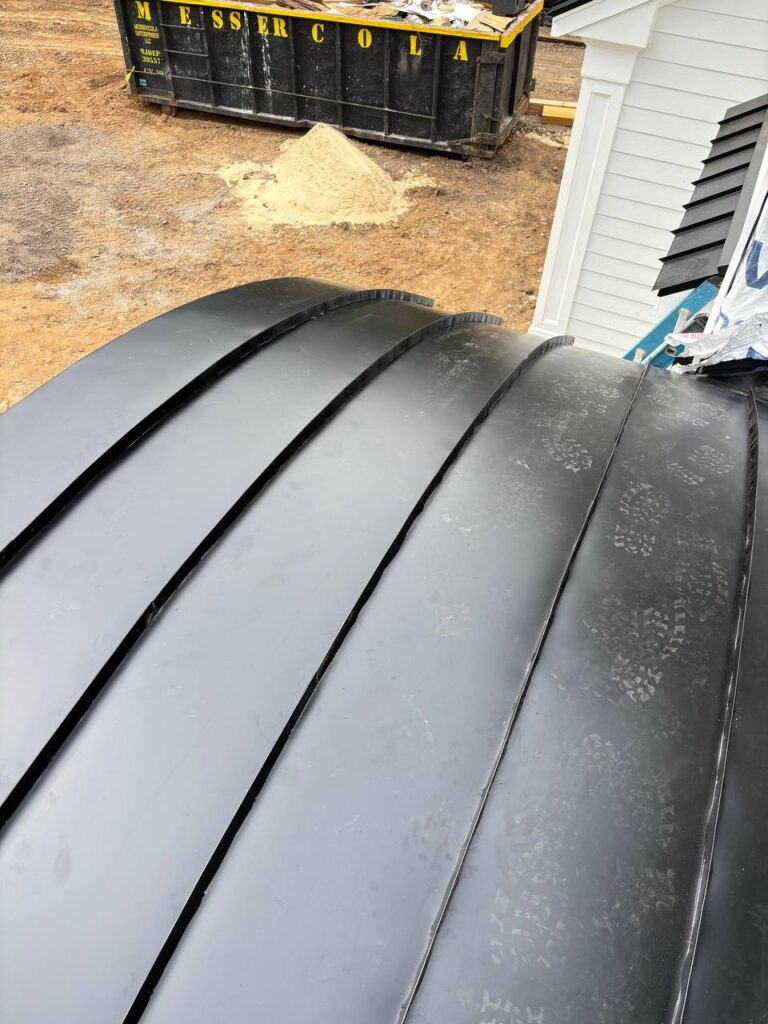 Round roof after renovation