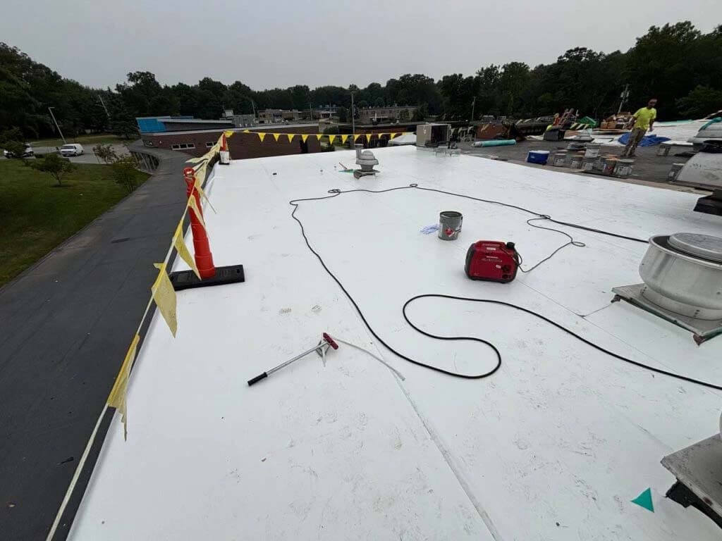 TPO membrane roofing