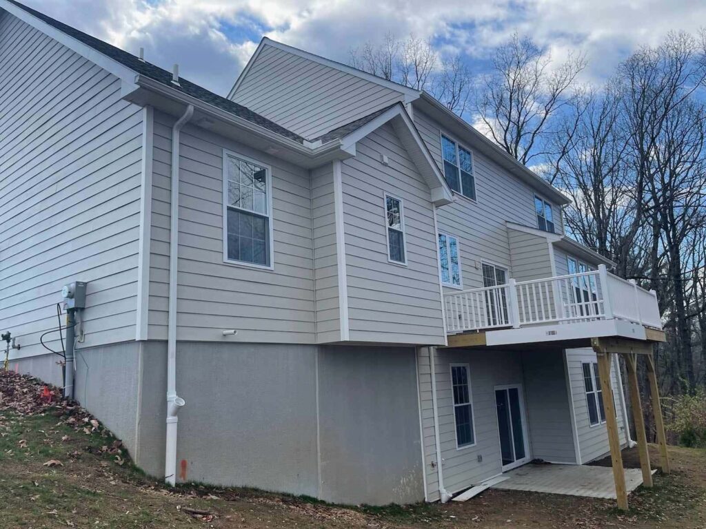 house with vinyl siding