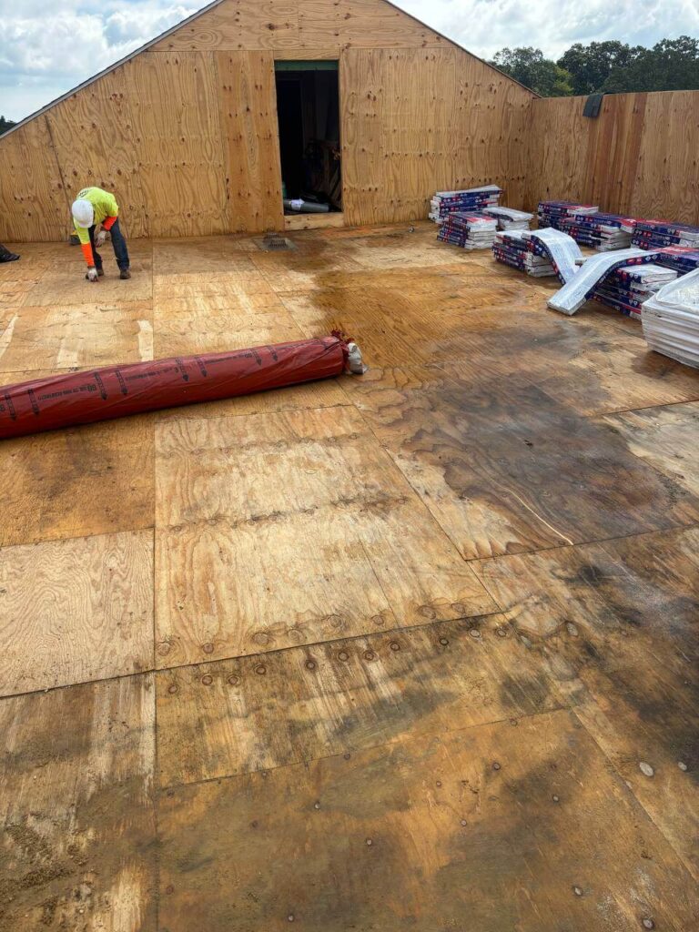 roof without decking