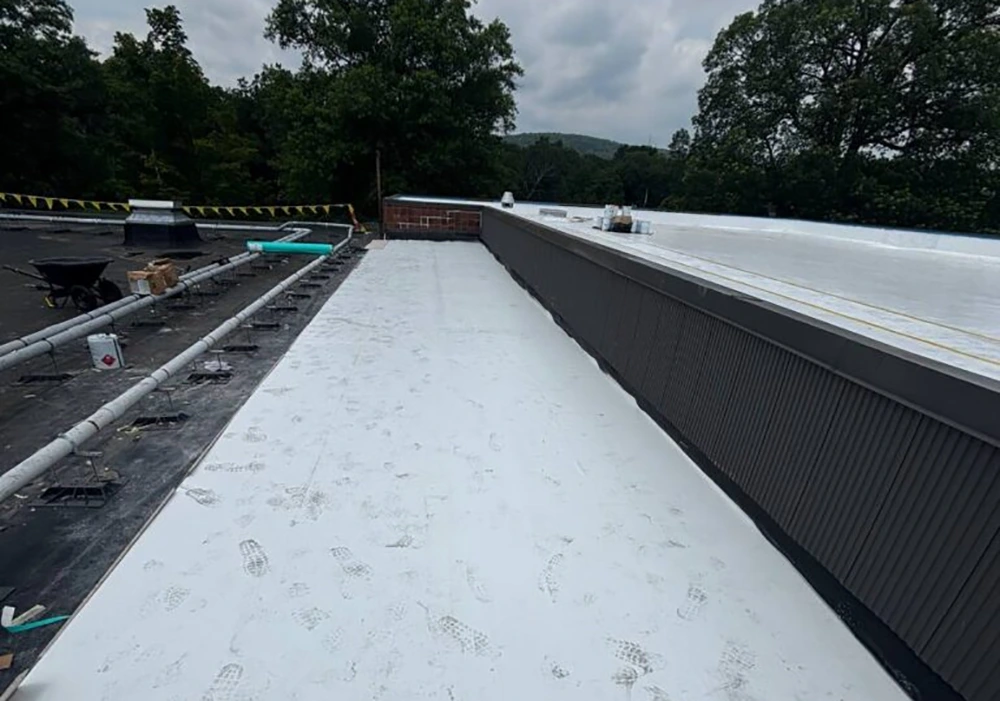 Repair flat roof
