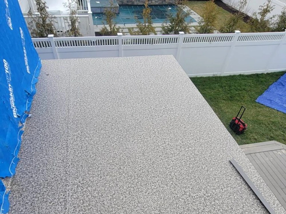 Vinyl decking installation