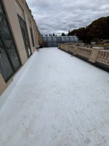 TPO Flat Roof Installation for a Commercial Building