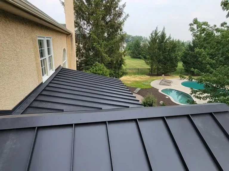 metal roof install