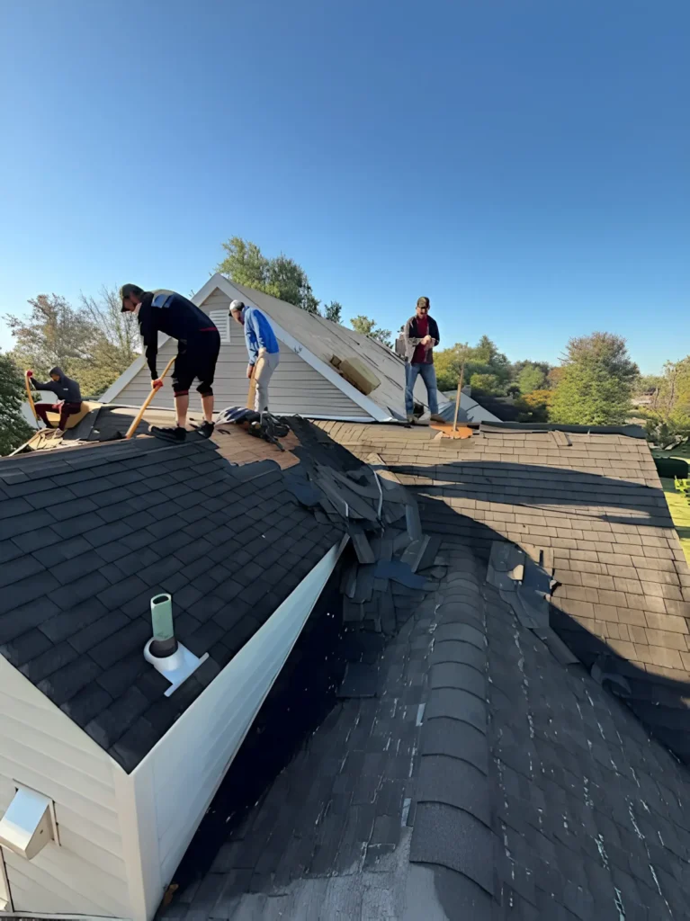 roof repair after hail storm