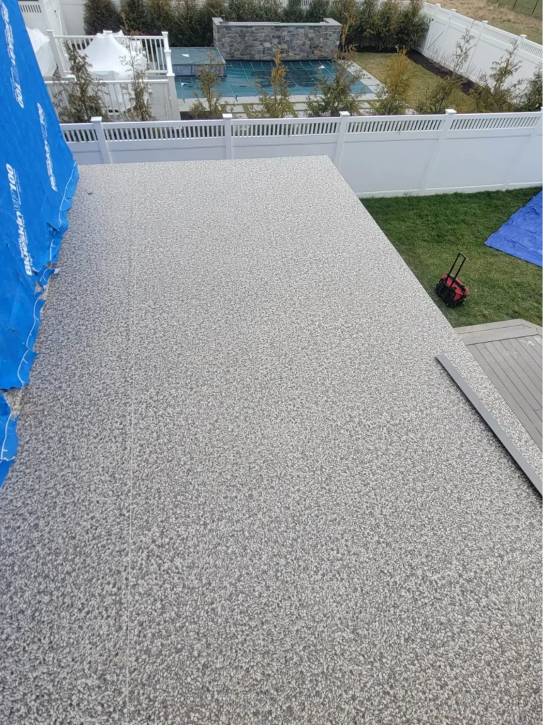Vinyl decking is a specialized outdoor surface system