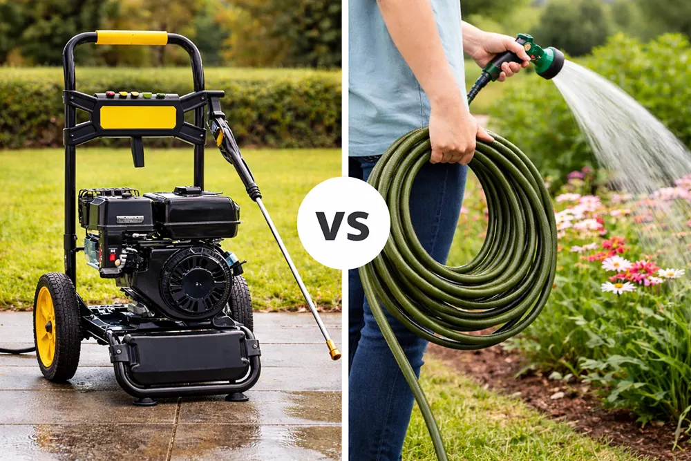 Pressure Washer or Garden Hose
