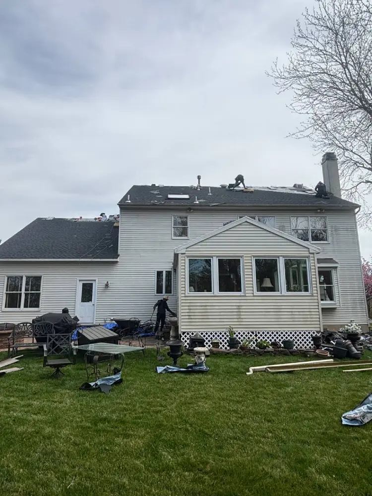 Professional shingle roof installation