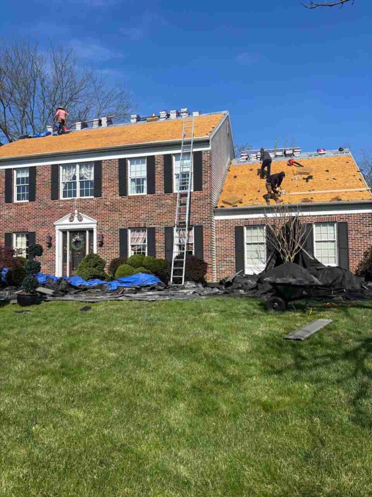 Shingle Roof Leak Repair in Pennington, NJ - before