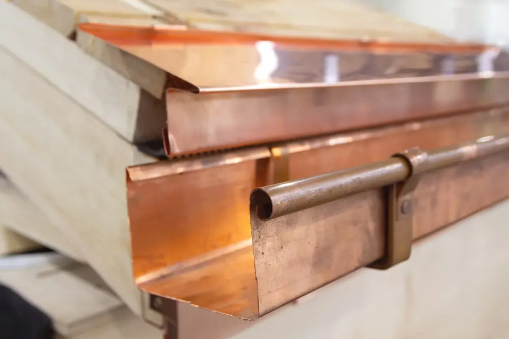 copper gutters