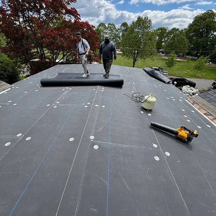 Rubber install