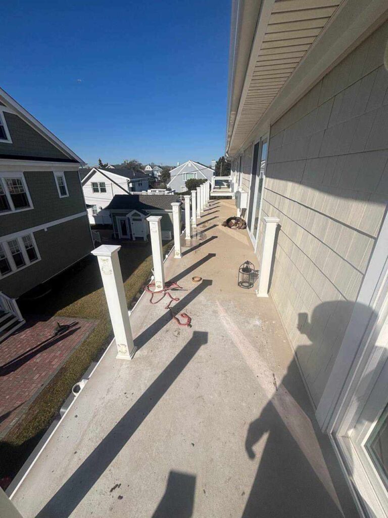 Old balcony deck Asbury Park NJ