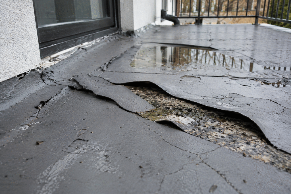 Balcony Membrane Failure
