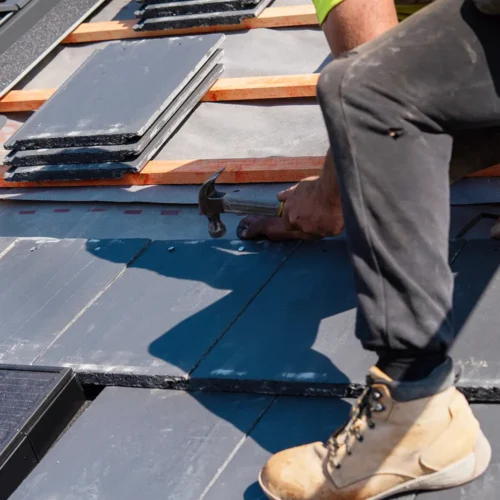 Broken Slate Tile Replacement