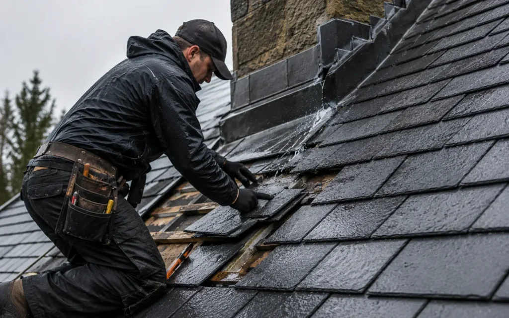 Slate Roof Leak Detection