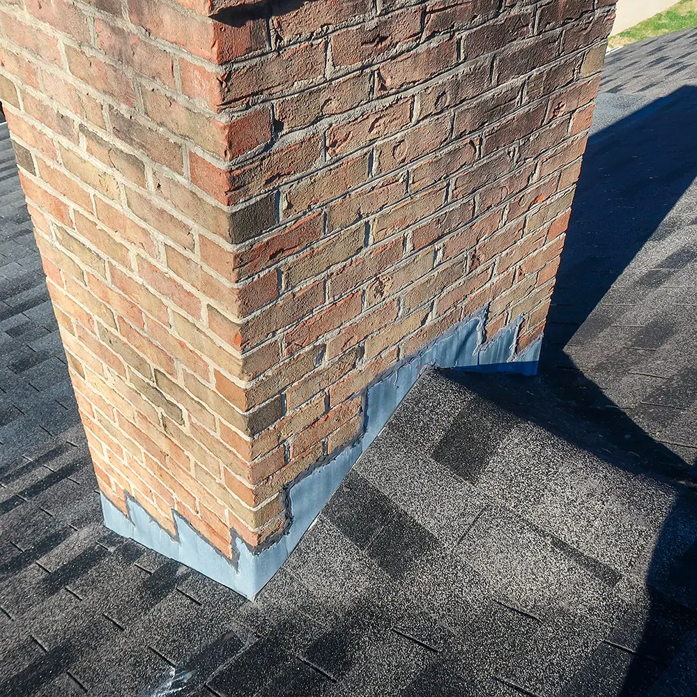 The chimney after repairs