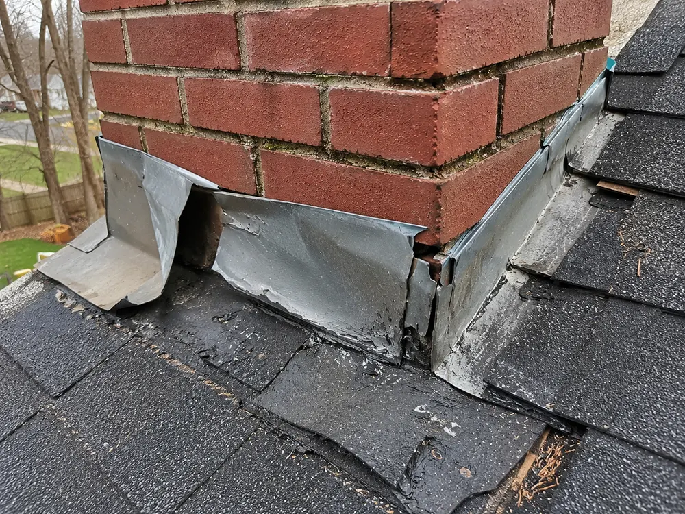 Storm-Related Chimney Flashing Damage