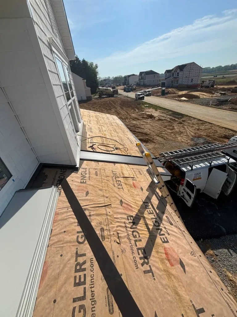 plywood installation
