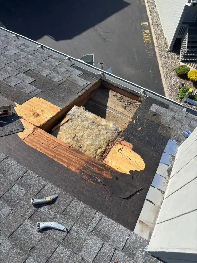 roof leak