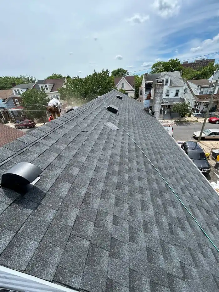 Old shingle roof