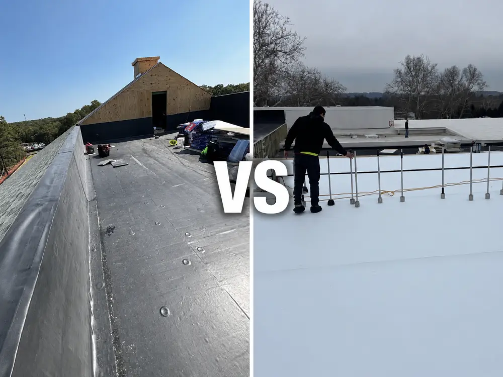 TPO and EPDM roof repair