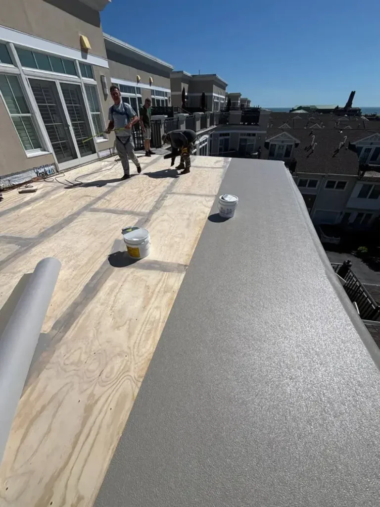 Installation of waterproofing