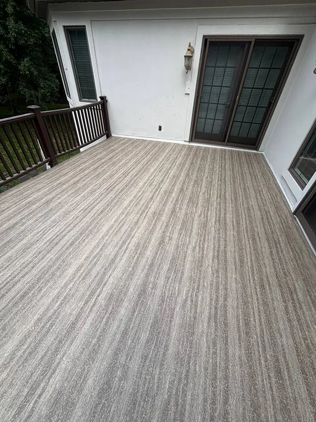 Duradek vinyl membrane installation