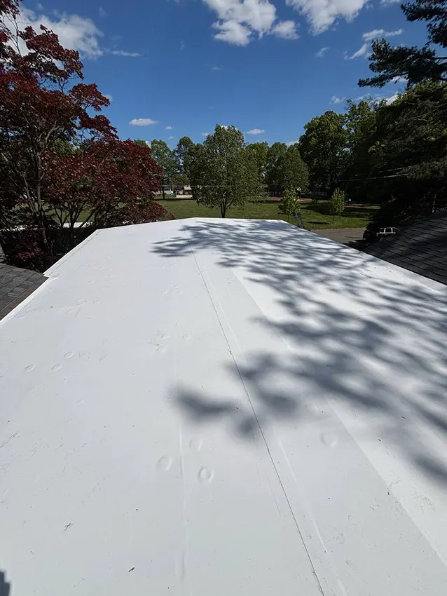 Flat roof leak repair