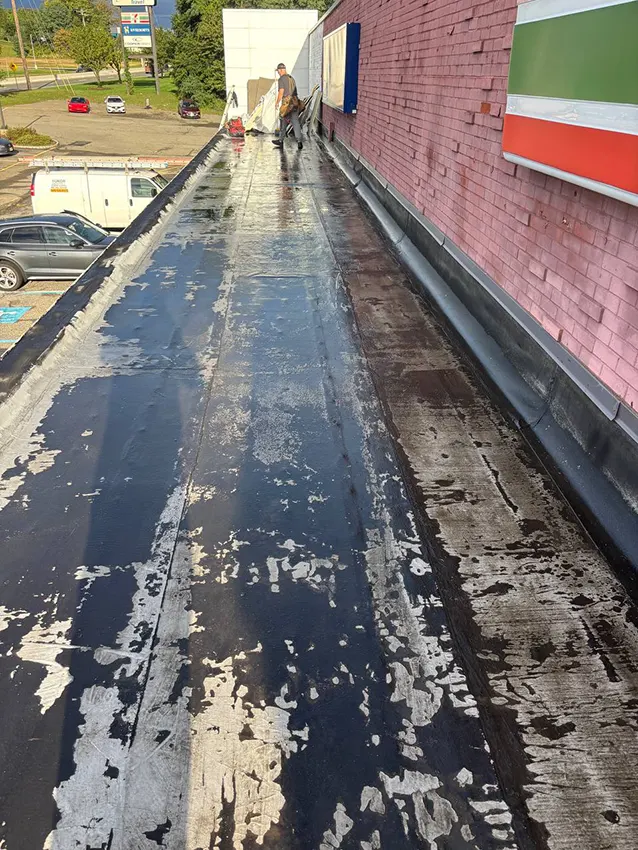 Torch-down roofing removal