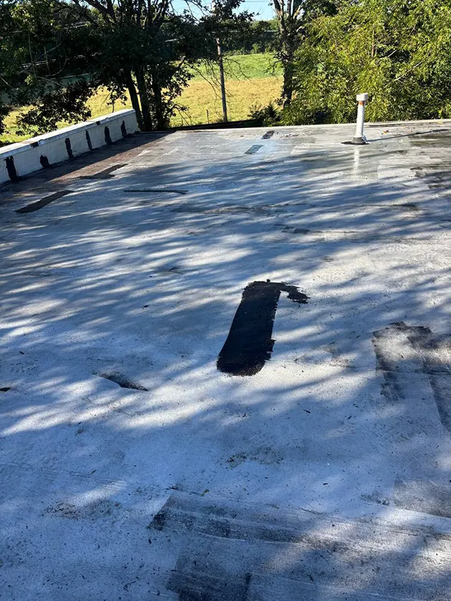 Torch-down roof repair in Englishtown