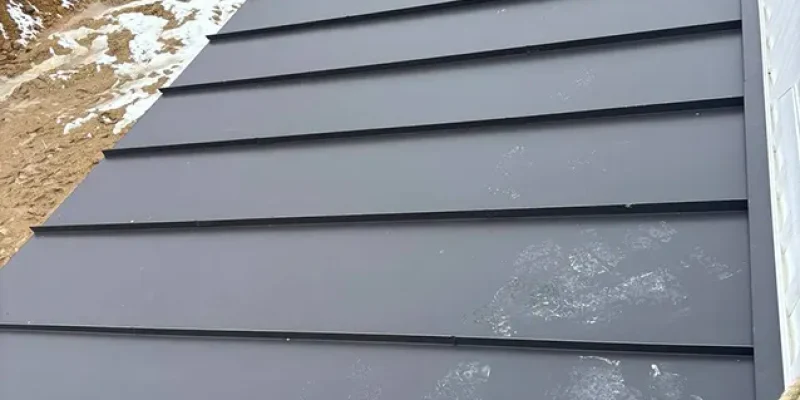 Standing seam metal roof