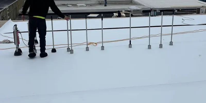 TPO roof membrane repair