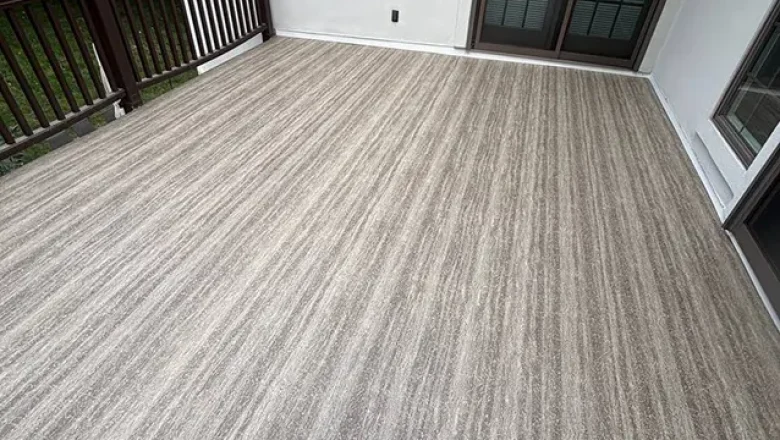 Duradek vinyl membrane installation